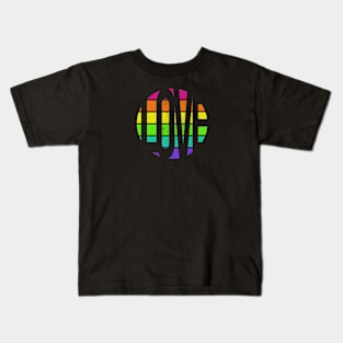 Rainbow Love Kids T-Shirt